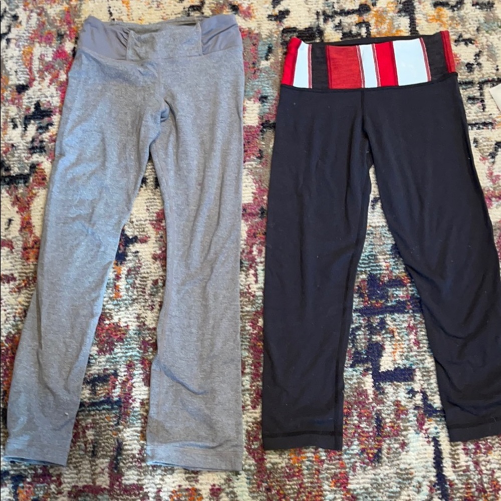 2 pair of lululemon leggings- size 2